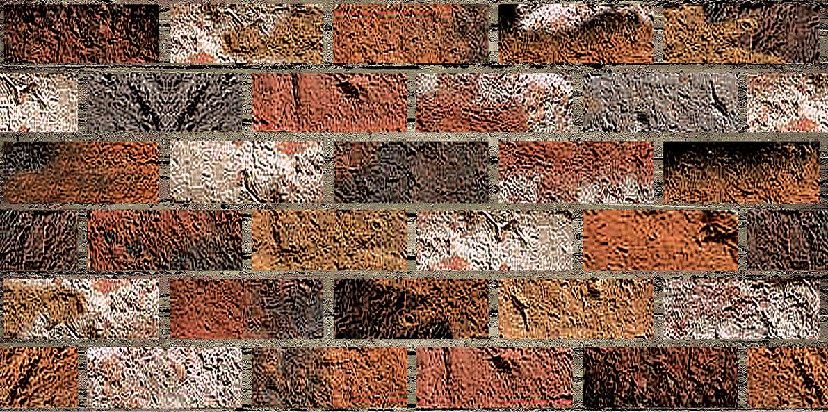 Tuğla Taş Model 140-7- 100x50x2cm