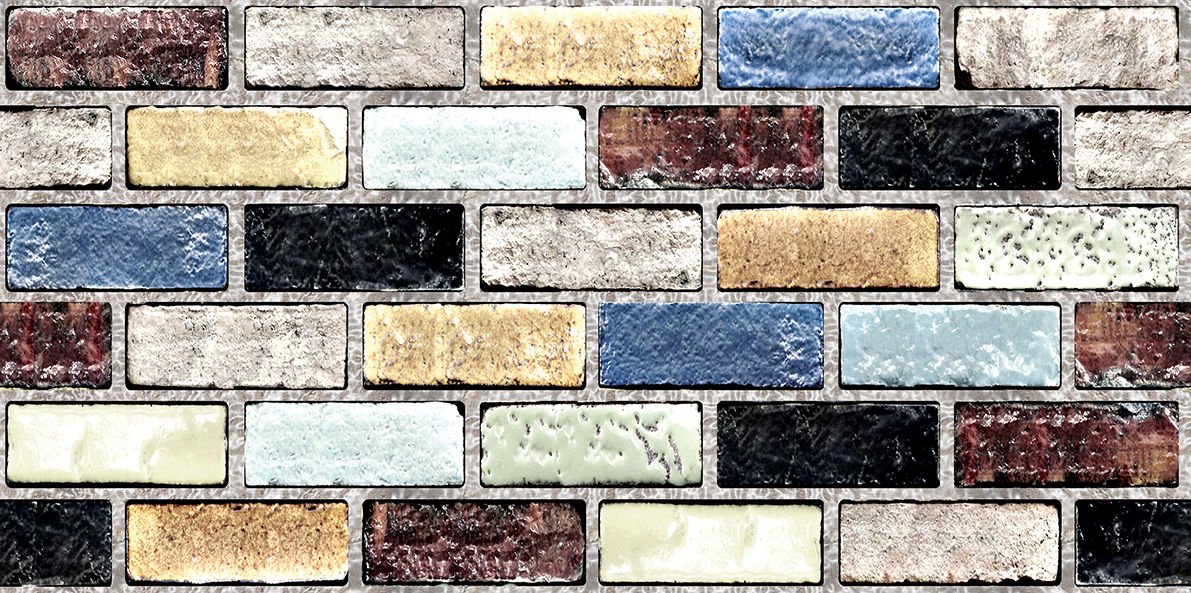 Tuğla Taş Model Antikbahçe- 100x50x2cm